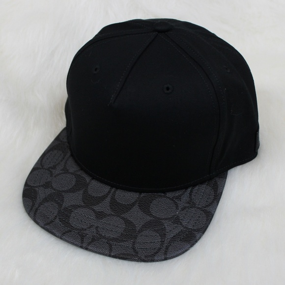 coach flat brim hat